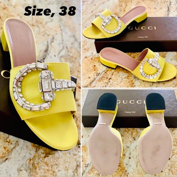 gucci jeweled sandals